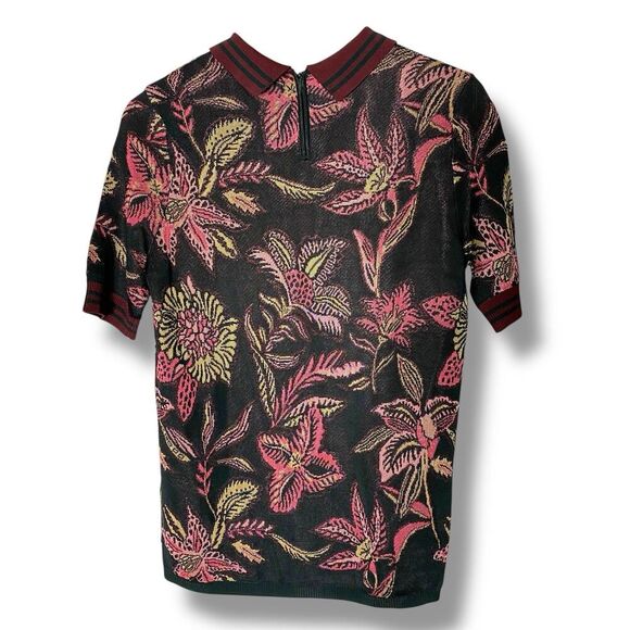 Scotch & Soda Knitted Tropical Bloom Sweater Size Small Anthropologie S - Picture 3 of 9